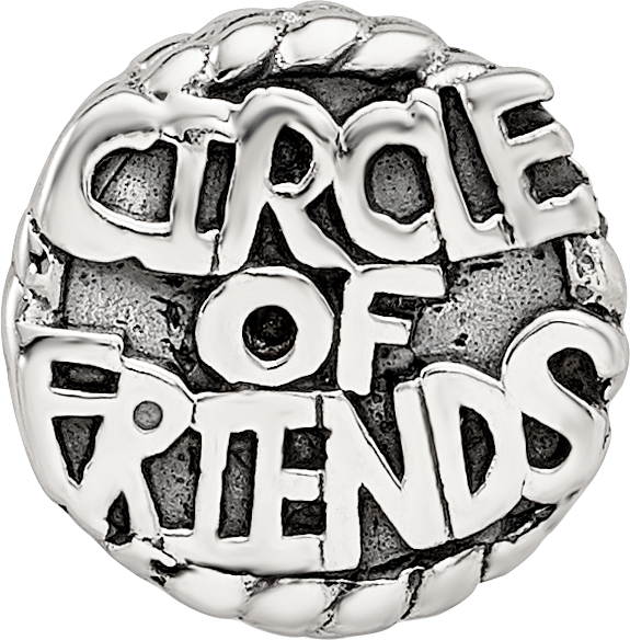 Sterling Silver Reflections Circle of Friends Bead