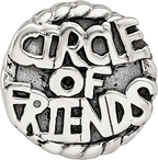 Sterling Silver Reflections Circle of Friends Bead