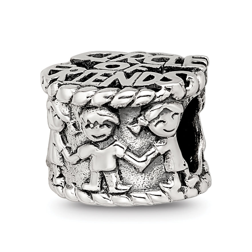 Sterling Silver Reflections Circle of Friends Bead