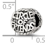 Sterling Silver Reflections Circle of Friends Bead