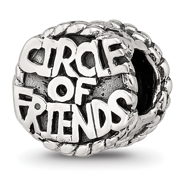 Sterling Silver Reflections Circle of Friends Bead Main image