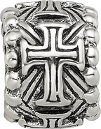 Sterling Silver Reflections Cross Spacer Bead