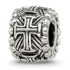 Sterling Silver Reflections Cross Spacer Bead