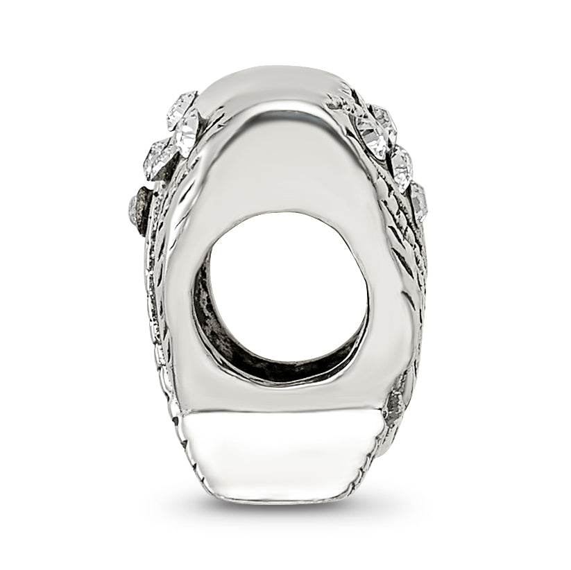 Sterling Silver Reflections Preciosa Crystal Wings Bead Secondary image
