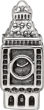 Sterling Silver Reflections Big Ben Clock Bead
