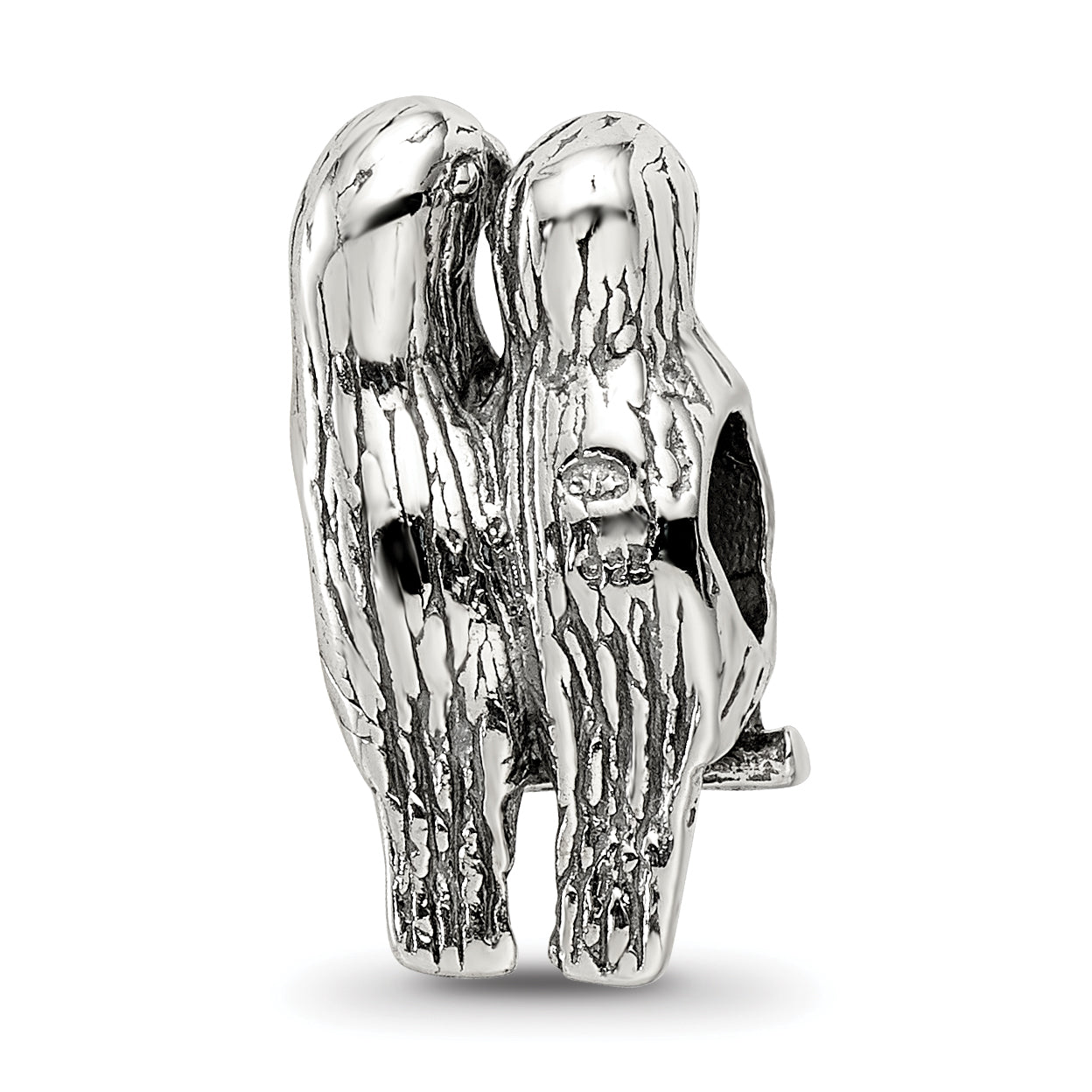 Sterling Silver Reflections Love Birds Bead