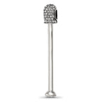 Sterling Silver Reflections Clear Crystal Top Pendant