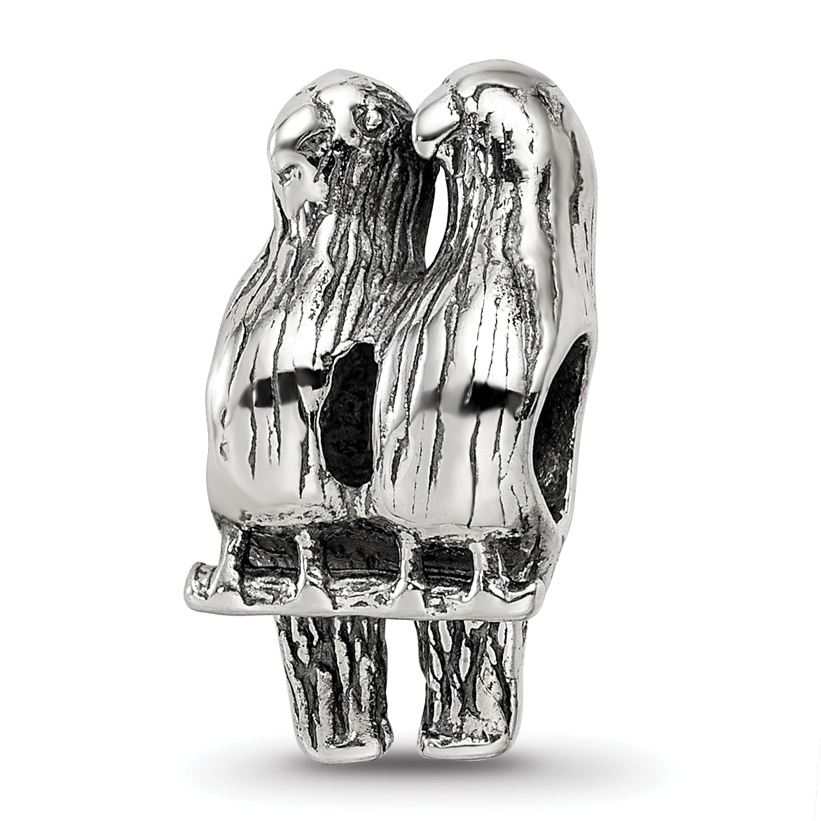Sterling Silver Reflections Love Birds Bead Main image