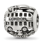 Sterling Silver Reflections Enameled England Theme Bead