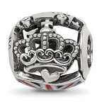 Sterling Silver Reflections Enameled England Theme Bead