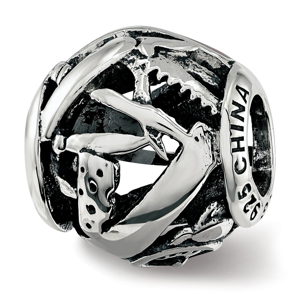 Sterling Silver Reflections Enameled Switzerland Theme Bead