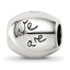 Sterling Silver Reflections Antiqued We Are Family Flower Bead