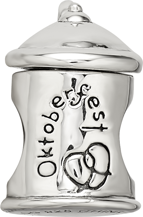 Sterling Silver Reflections Octoberfest Beer Stein Bead