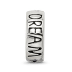 Sterling Silver Reflections Blue Crystal Dream Spacer Bead
