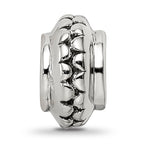 Sterling Silver Reflections Polished Grooved Gripper Bead