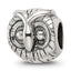 Sterling Silver Reflections Owl Head Bead
