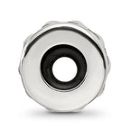 Sterling Silver Reflections Antiqued Hearts Gripper Bead