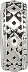 Sterling Silver Reflections Antiqued Bali Gripper Bead