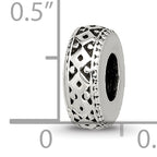 Sterling Silver Reflections Antiqued Bali Gripper Bead