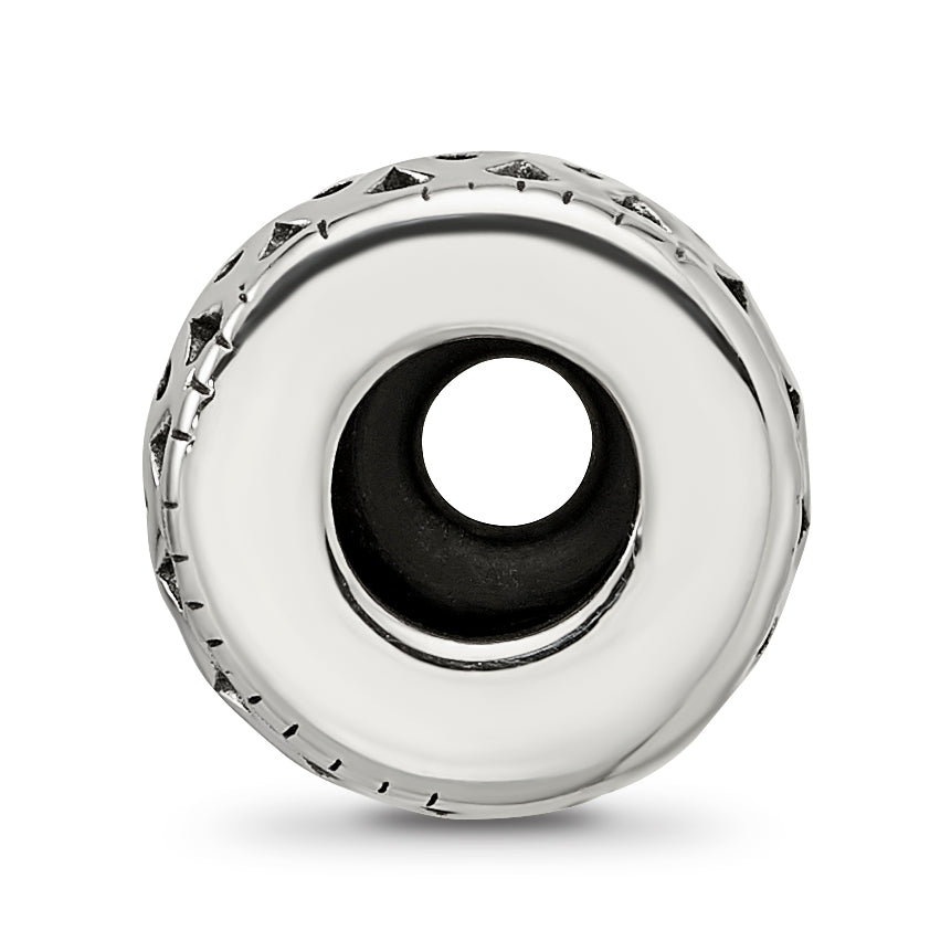Sterling Silver Reflections Antiqued Bali Gripper Bead Secondary image