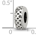 Sterling Silver Reflections Antiqued Bali Gripper Bead