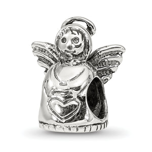 Reflection Beads Sterling Silver Angel Bead, 12.6mm - Sophia Jewelers