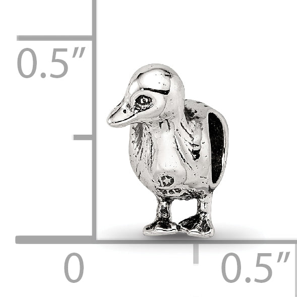 Sterling Silver Reflections Duck Bead