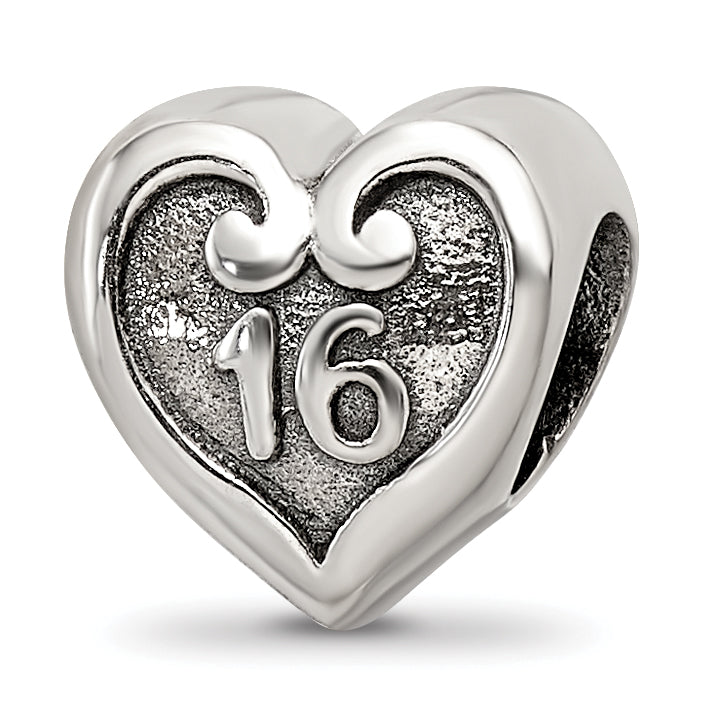 Sterling Silver Reflections Sweet Sixteen Bead Main image