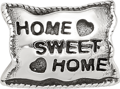 Sterling Silver Reflections Home Sweet Home Bead