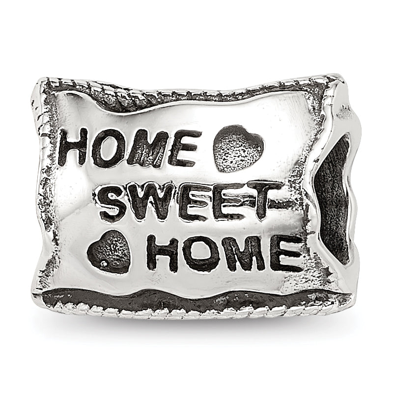 Sterling Silver Reflections Home Sweet Home Bead Main image