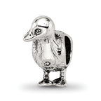 Sterling Silver Reflections Duck Bead