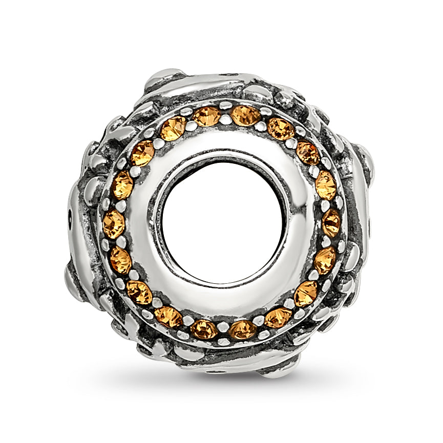 Sterling Silver Reflections Crystals Reindeer Bead Secondary image