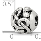 Sterling Silver Reflections Musical Notes Bead