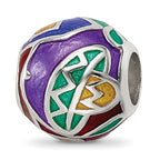 Sterling Silver Reflections City Impressions Mexico Moasic Enamel Bead