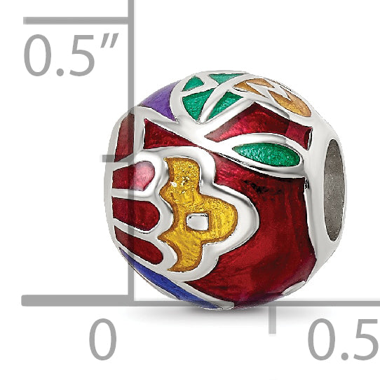Sterling Silver Reflections City Impressions Mexico Moasic Enamel Bead
