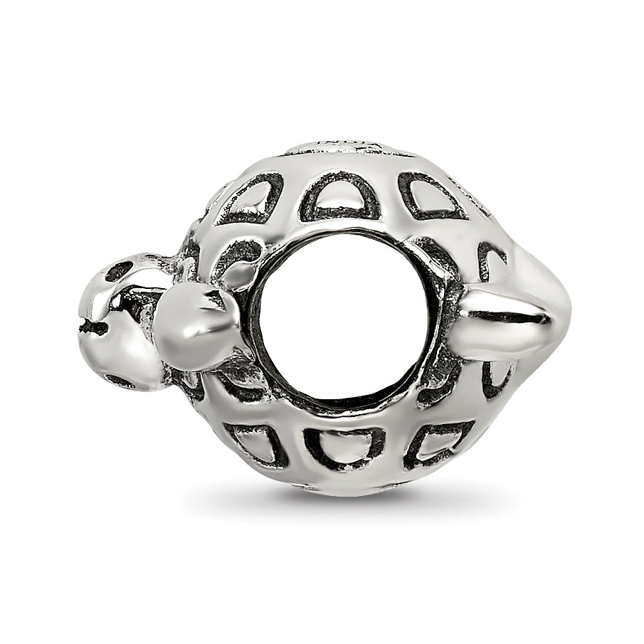 Sterling Silver Reflections Antiqued Turtle Bead Secondary image