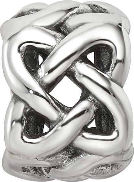 Sterling Silver Reflections Celtic Knot Bead
