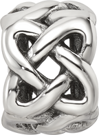 Sterling Silver Reflections Celtic Knot Bead