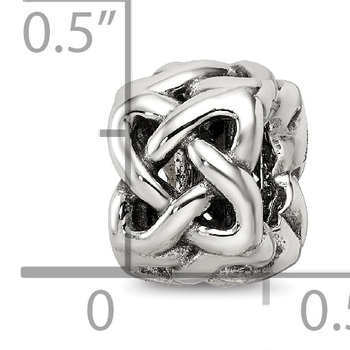 Sterling Silver Reflections Celtic Knot Bead