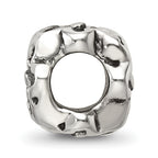 Sterling Silver Reflections Antiqued Flower Kids Bead