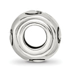 Sterling Silver Reflections Antiqued Om Bead