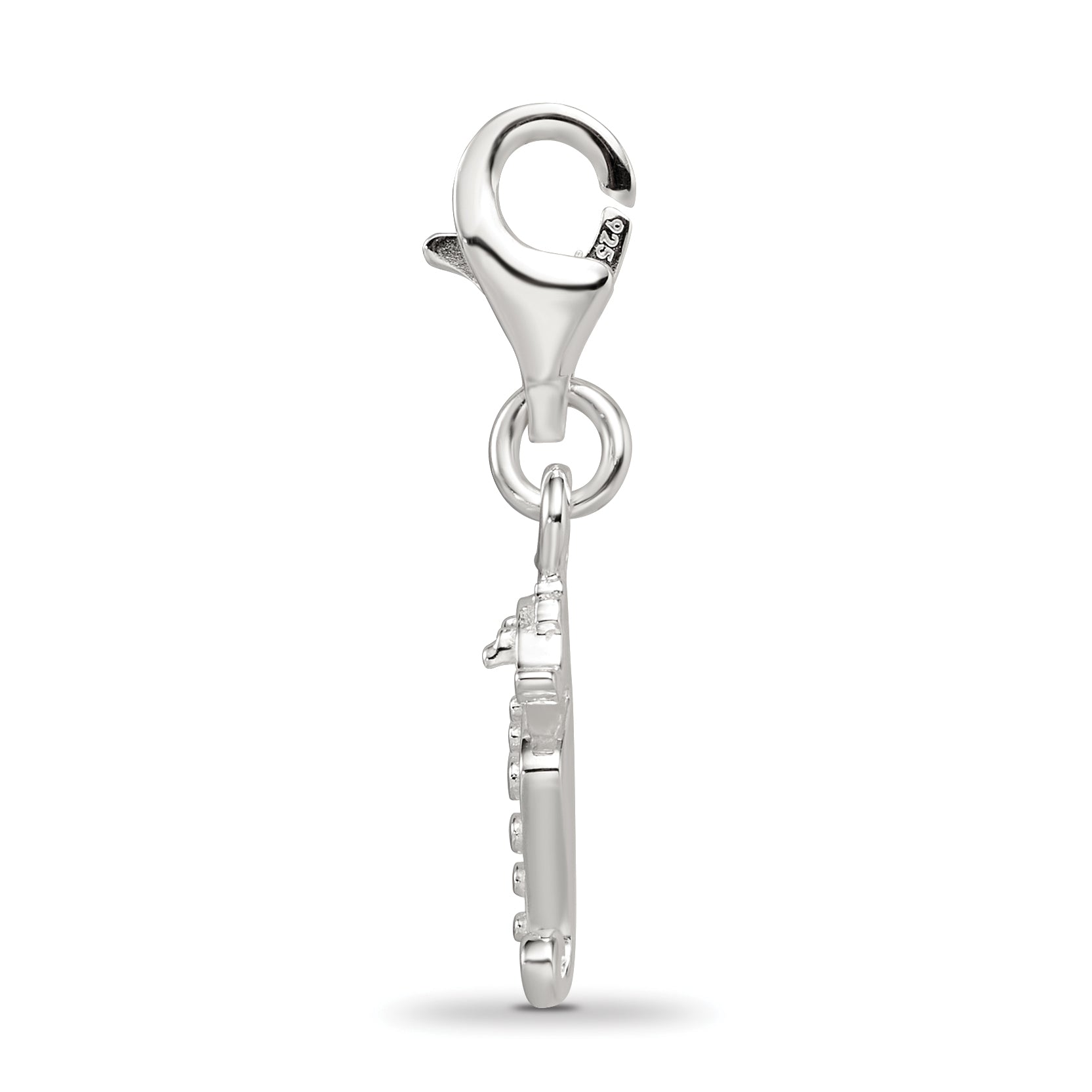 Sterling Silver Reflections Seahorse Charm Secondary image