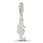 Sterling Silver Reflections Seahorse Charm