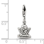 Sterling Silver Reflections Antiqued Ornate Charm