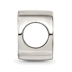 Sterling Silver Reflections Black Enameled Marathon Bead
