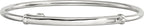 Reflection Beads Sterling Silver Rhodium-Plated Hinged Clasp Bangle