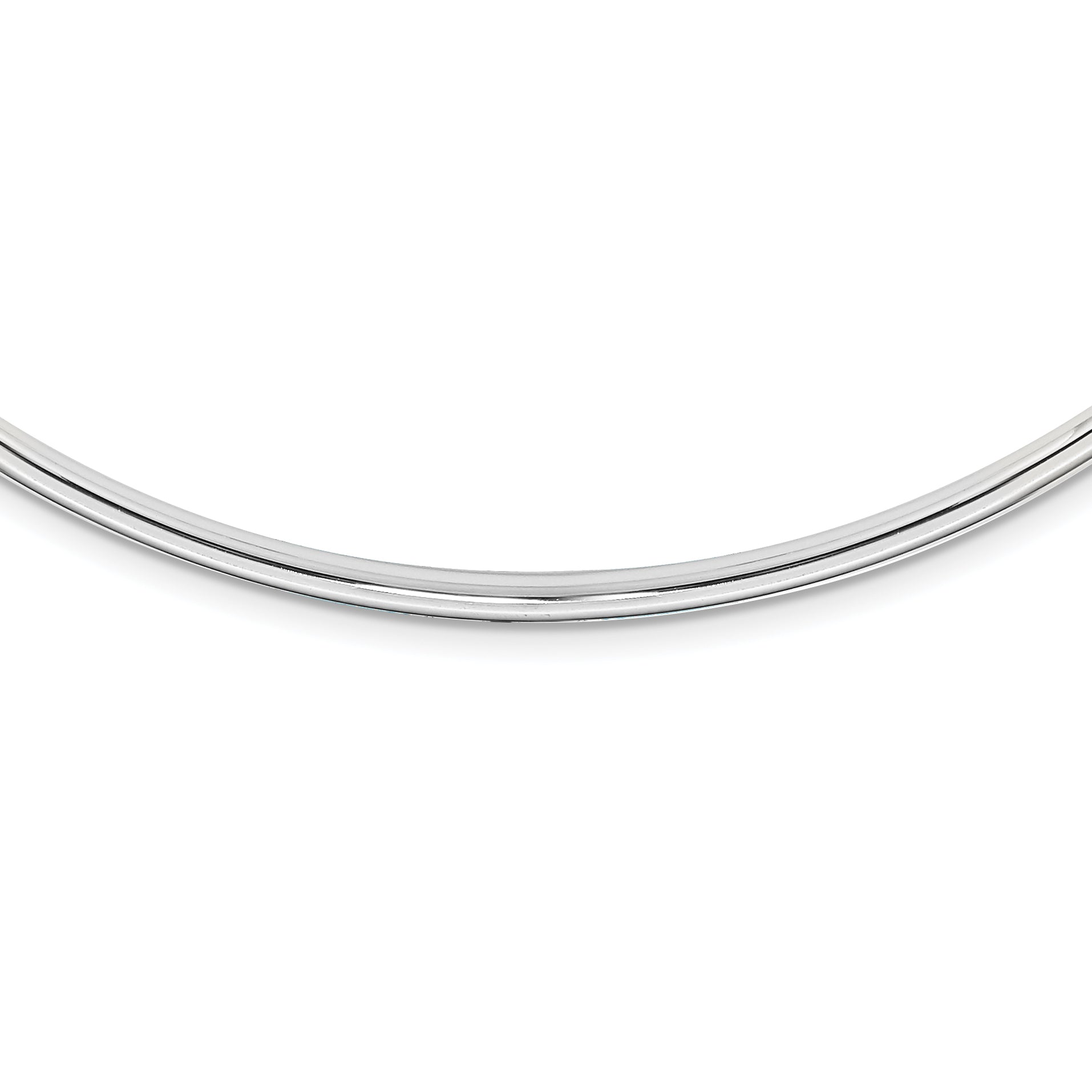 Sterling Silver Reflections Rhodium-plated Choker/Cuff Necklace Main image