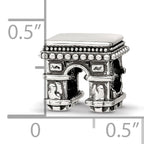 Sterling Silver Reflections Antiqued Arc De Triomphe Bead