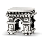 Sterling Silver Reflections Antiqued Arc De Triomphe Bead