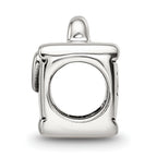 Sterling Silver Reflections Antiqued Enamel I Heart To Travel Suitcase Bead
